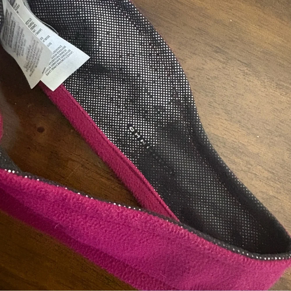 Columbia Pink Fleece Headband Warm ear warmer sporty fall running